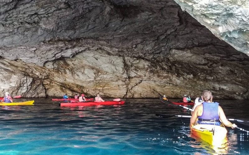 Papanikolis Sea Cave in Meganisi